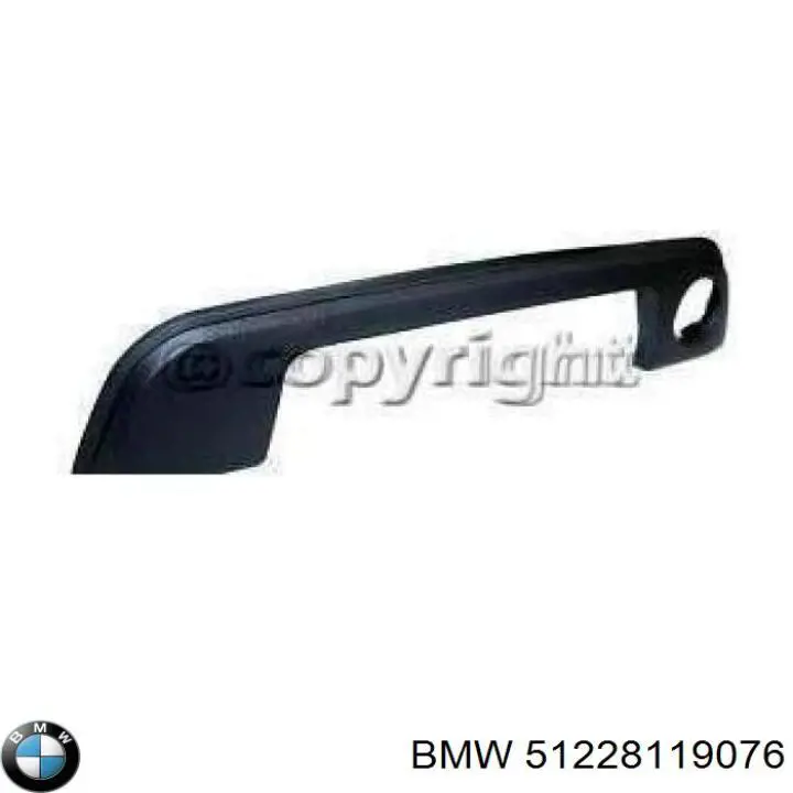 Comprar 51228119076 BMW Tapa manija puerta trasera izquierda