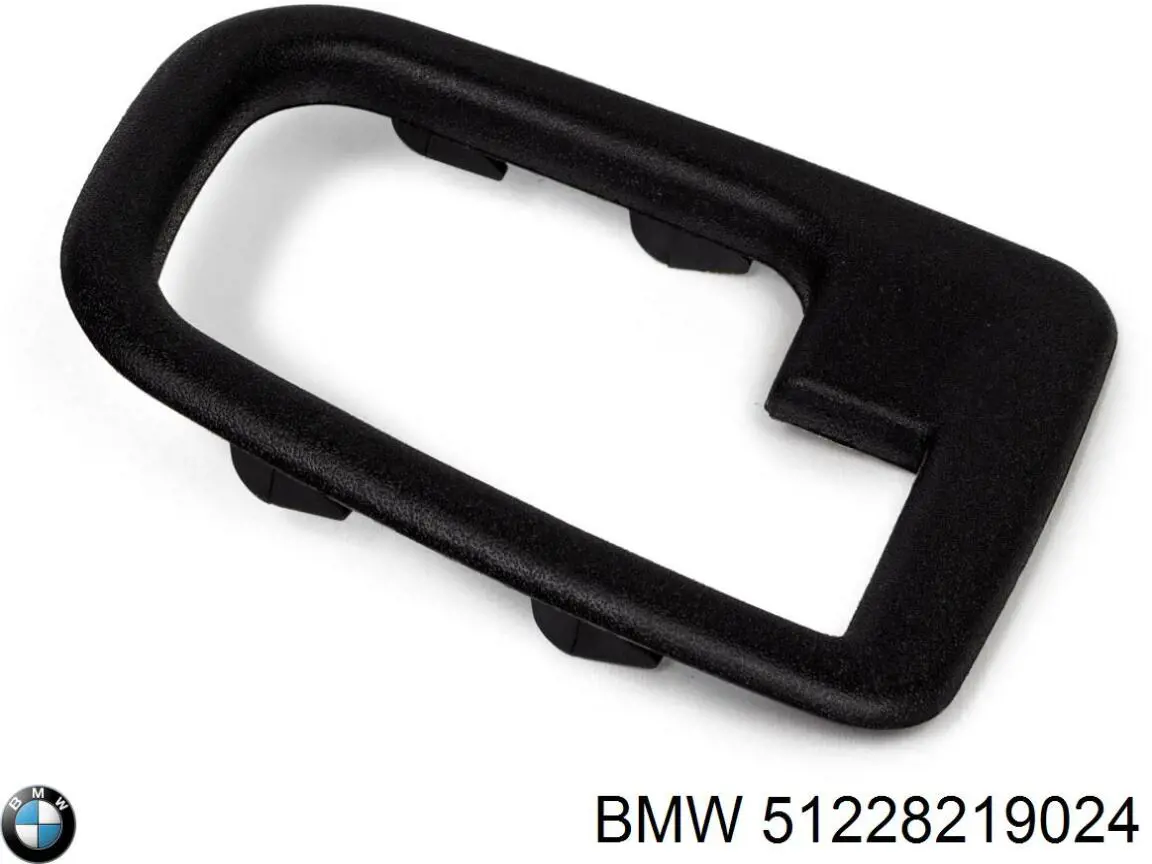 51228219024 BMW tapón, pomo manija interior, puerta delantera derecha