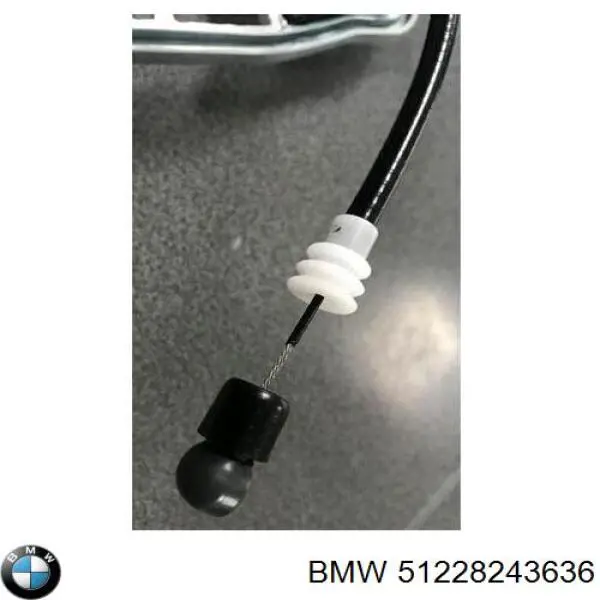 Comprar 51228243636 BMW Soporte de manija exterior de puerta trasera derecha