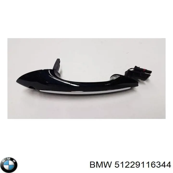 Manecilla de puerta, equipamiento habitáculo, trasera derecha BMW 7 (F01, F02, F03, F04)