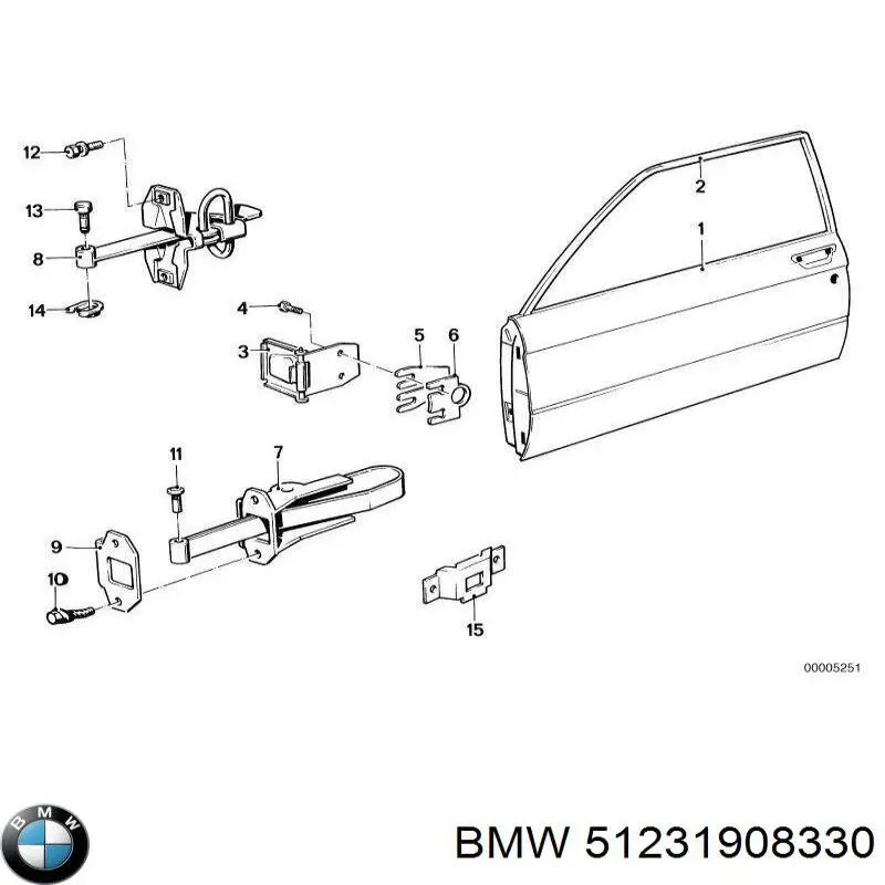 Comprar Cerradura de capó BMW 5  E34