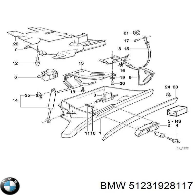 Comprar 51231928117 BMW 