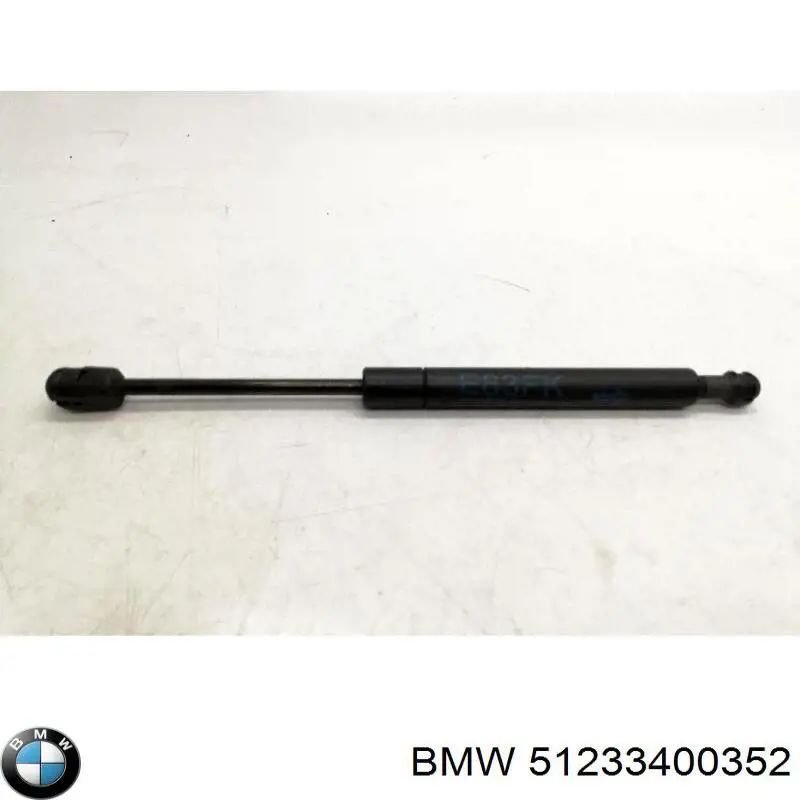 Amortiguador de capó 51233400352 BMW