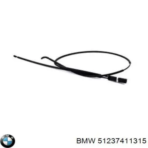 51237411315 BMW cable de capó del motor