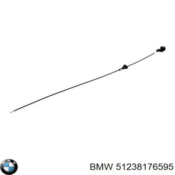 Cable de apertura del capó trasero 51238176595 BMW
