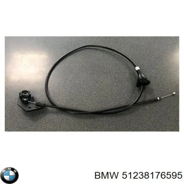 51238176595 BMW tirador del cable del capó trasero