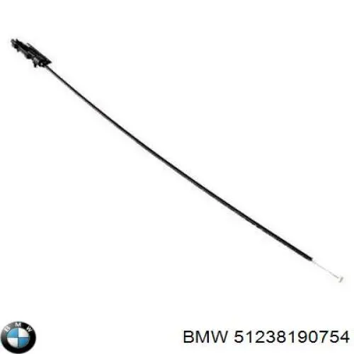 51238190754 BMW tirador del cable del capó trasero