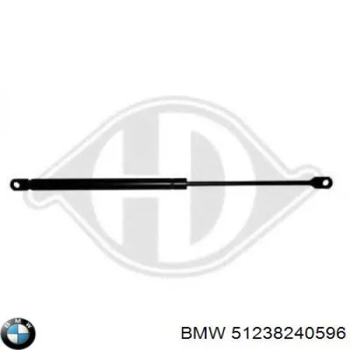 51238240596 BMW Muelle de capó 