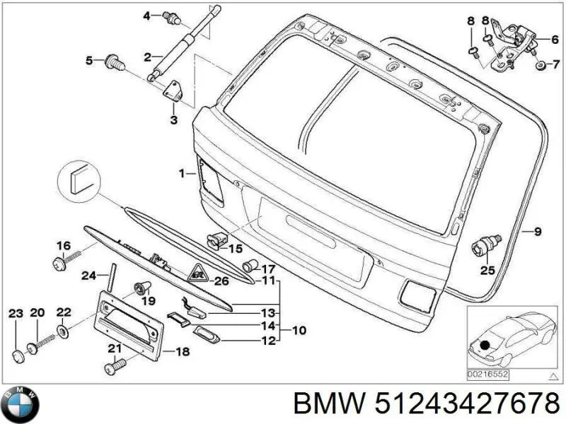  BMW 51243427678 precio, desde 9,97 EUR