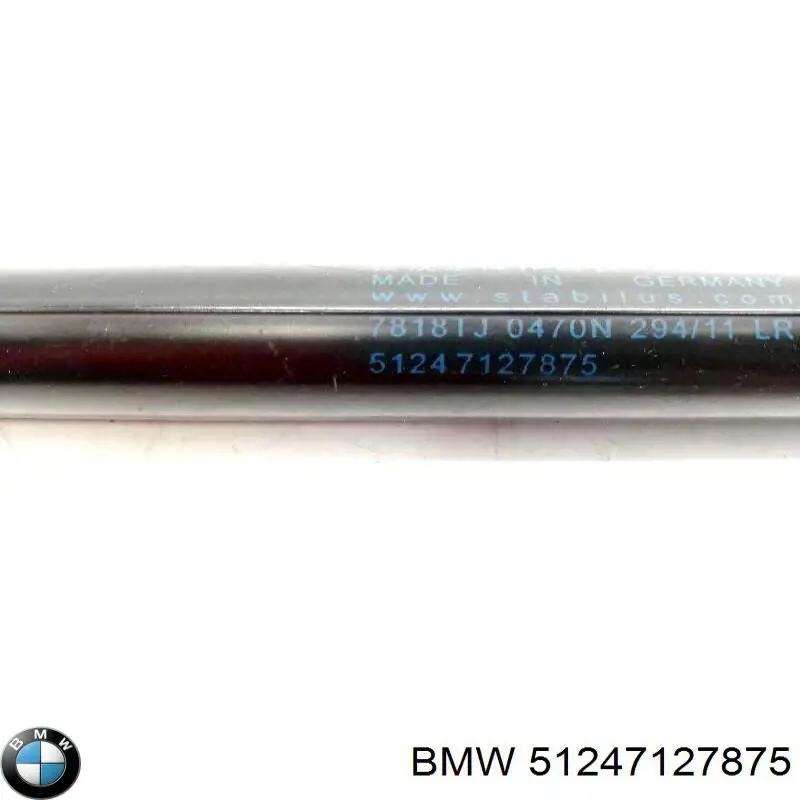Muelle neumatico maletero BMW 51247127875