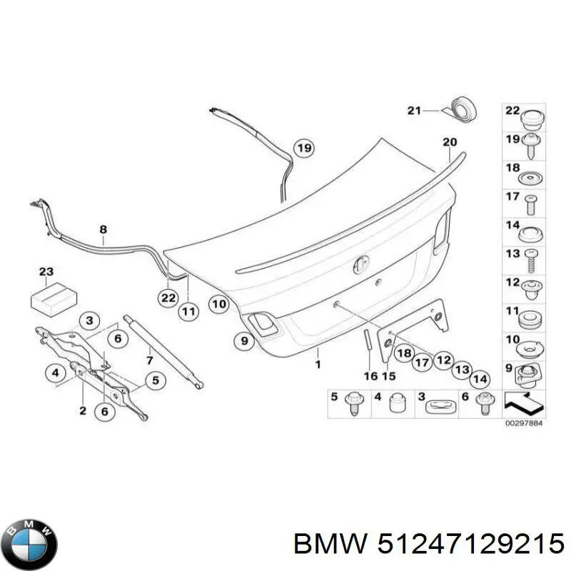 51247129215 BMW amortiguador de maletero