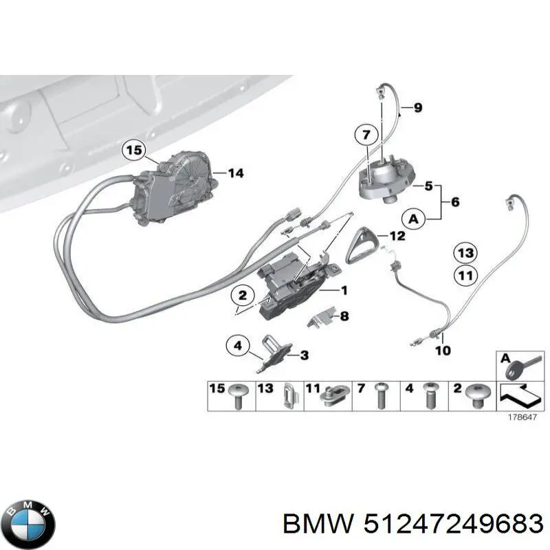 Cable del acelerador BMW 51247249683 precio, desde 39,12 EUR