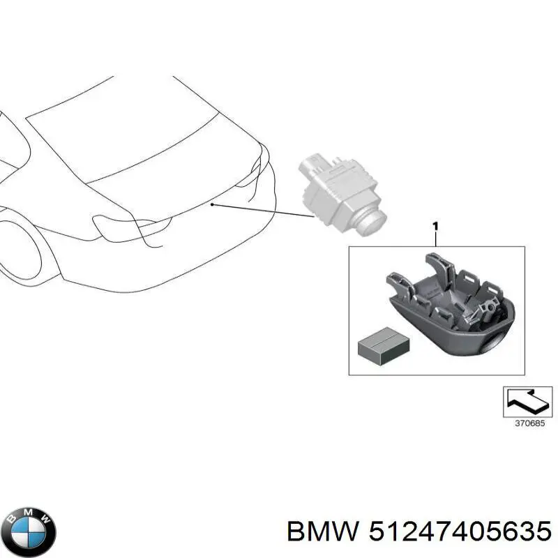 Módulo de control de cámara BMW 51247405635 precio, desde 4,84 EUR
