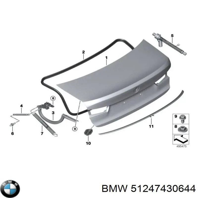  BMW 51247430644 precio, desde 211,99 EUR
