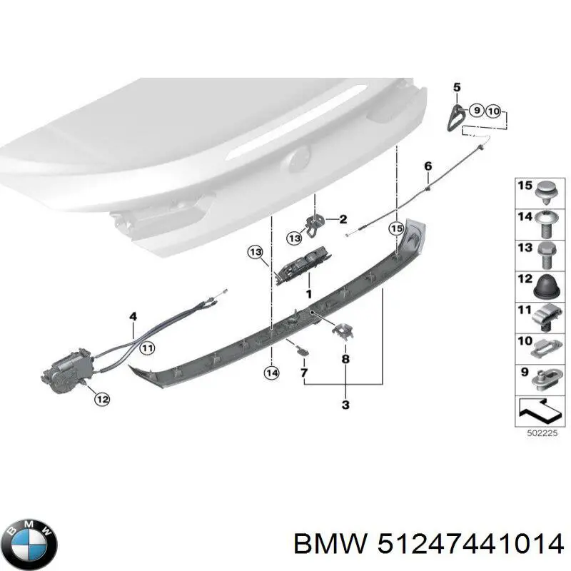 Comprar EZCBM431 NTY Cerradura de puerta de maletero