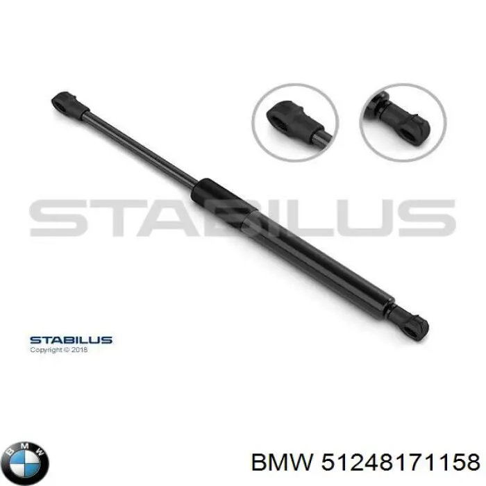 Amortiguador maletero 51248171158 BMW