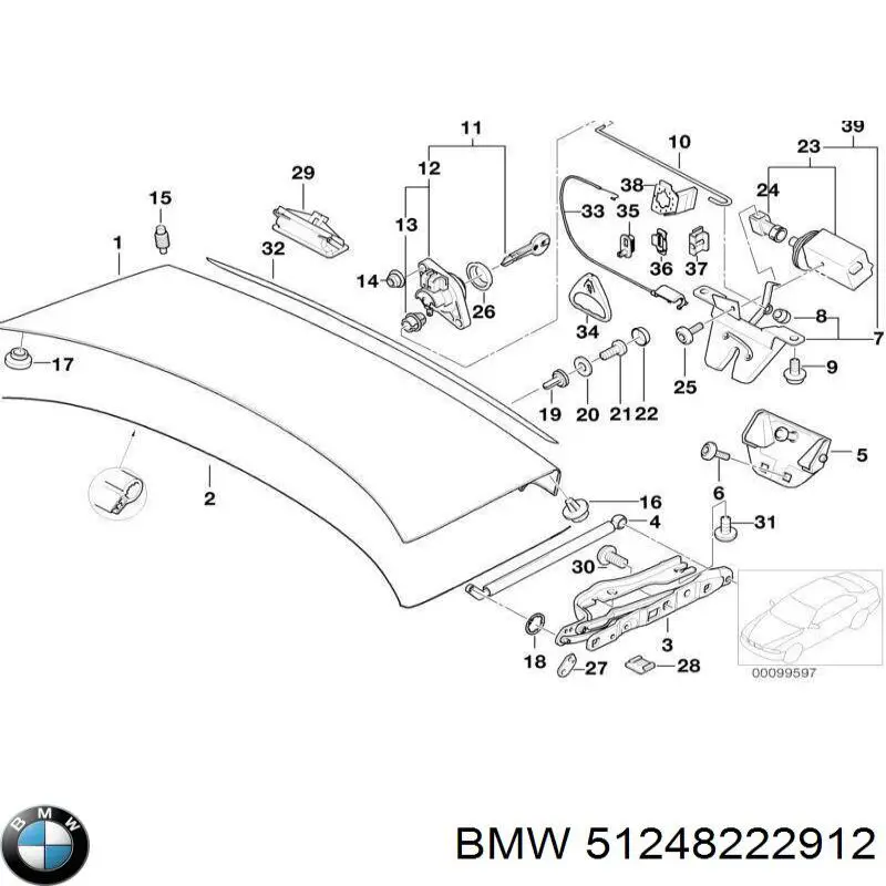  BMW 51248222912 precio, desde 18,79 EUR