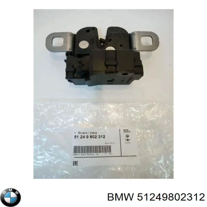 Comprar 51249802312 BMW Cerradura de puerta de maletero
