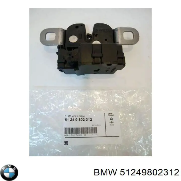 51249802312 BMW cerradura de puerta de maletero