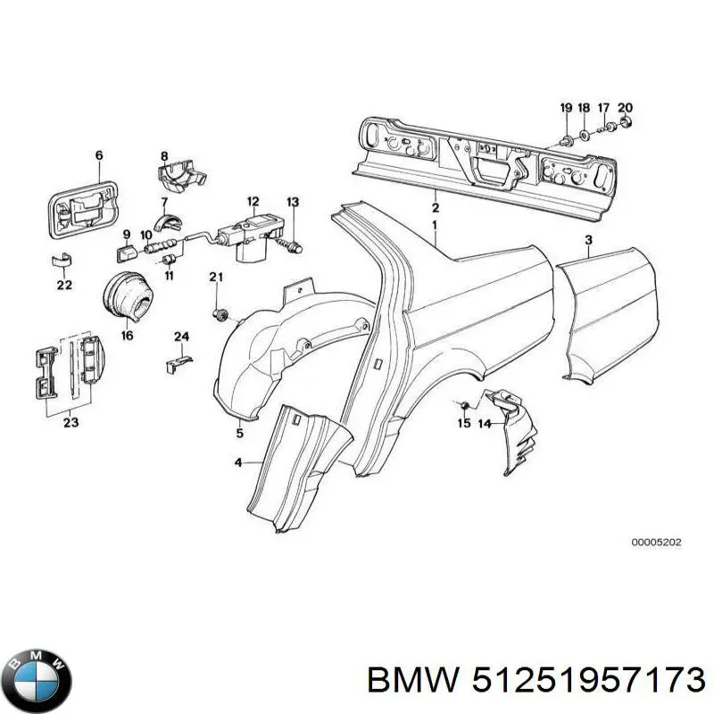 51251957173 BMW manguito, alimentación de aire