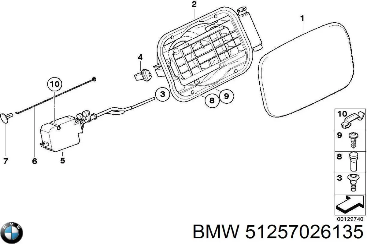 51257026135 BMW soporte alternador