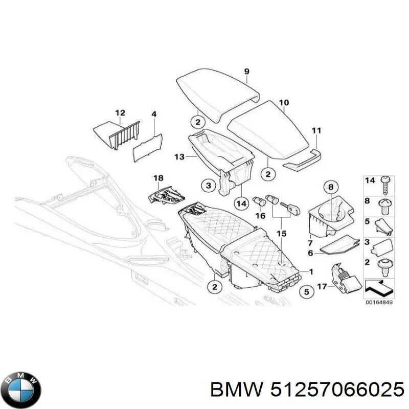Cable de apertura de tapa, depósito de combustible para BMW 5 (E60)