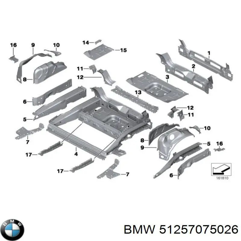  BMW 51257075026