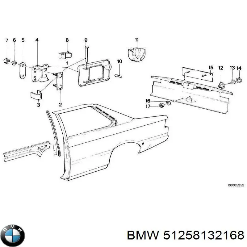  51258132168 BMW