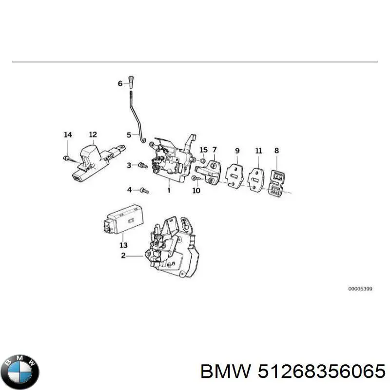 Motor de apertura/cierre de cerradura de puerta delantera BMW 51268356065 precio, desde 270,35 EUR