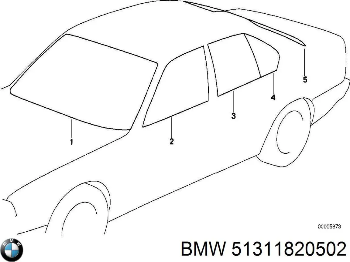 51311820502 BMW parabrisas