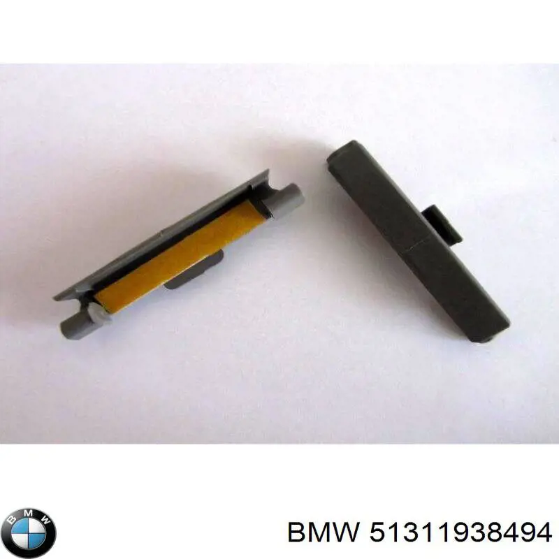 51311938494 BMW clips de fijación de moldura de parabrisas