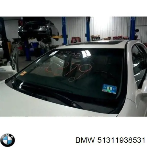 51311938531 BMW moldura de parabrisas izquierda