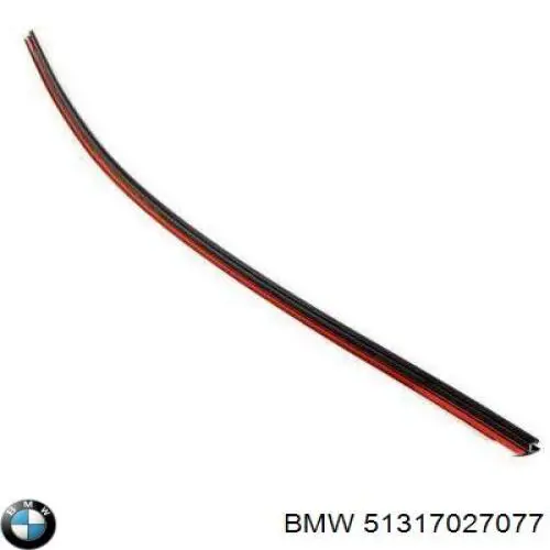 Moldura de parabrisas superior para BMW 5 (E60)