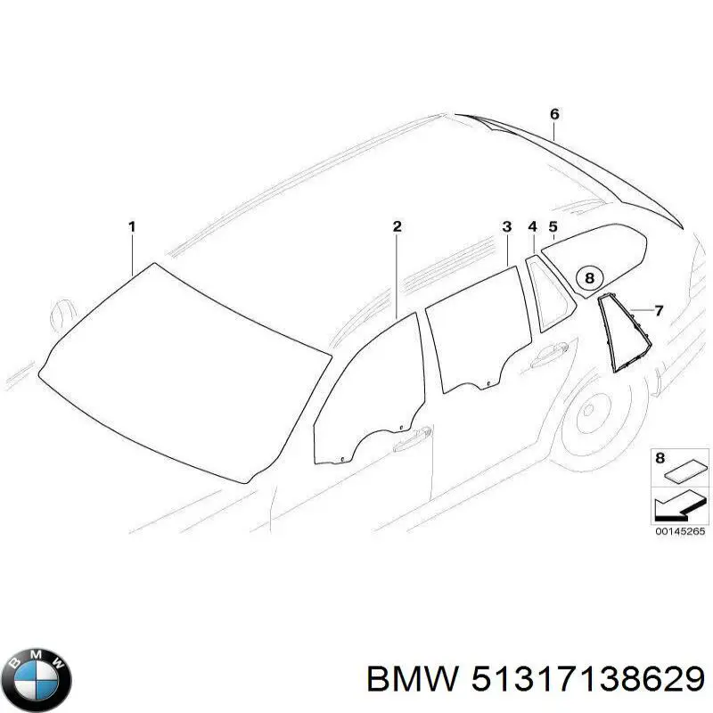 7138629 BMW parabrisas