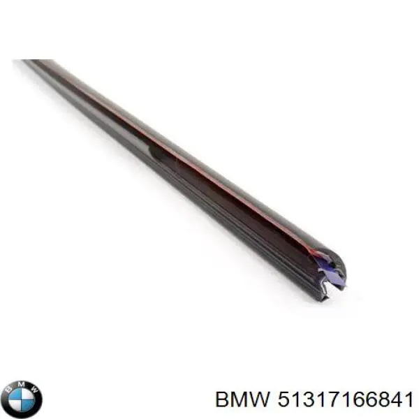 51317166841 BMW moldura de parabrisas superior