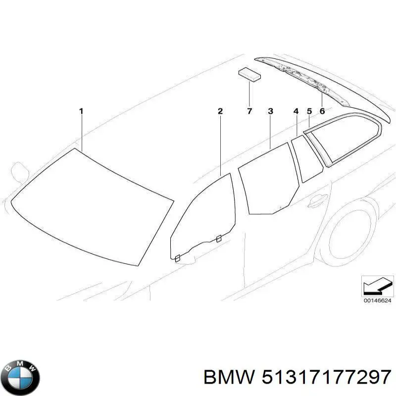 51317177303 BMW parabrisas