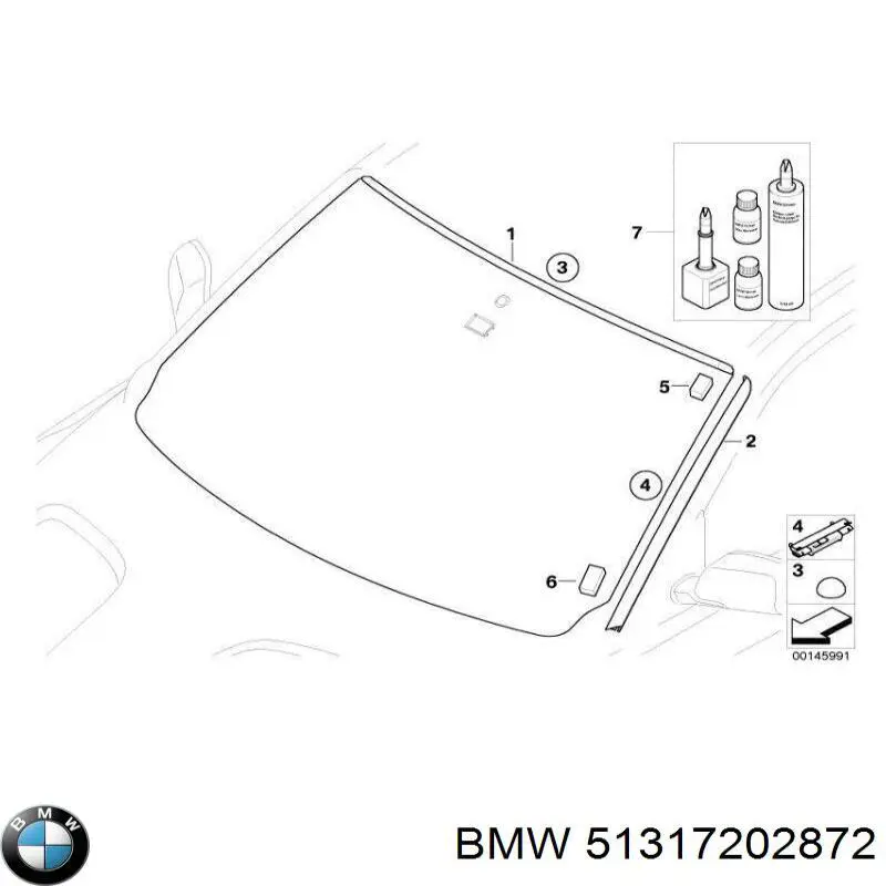 Cristal parabrisas BMW 51317202872 precio, desde 269,04 EUR