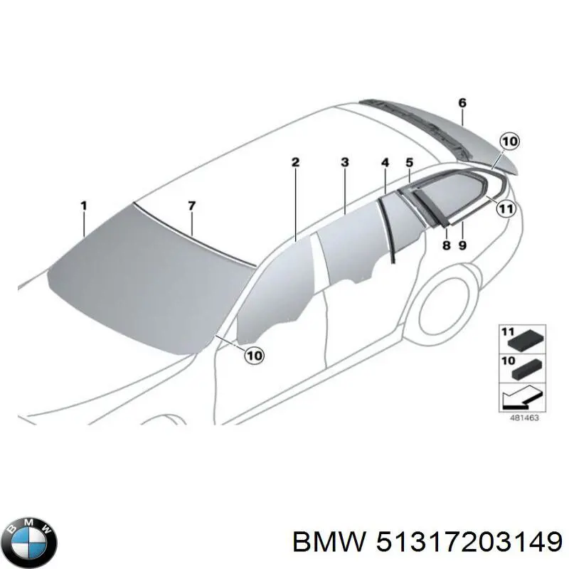 Cristal parabrisas BMW 51317203149 precio, desde 608,67 EUR
