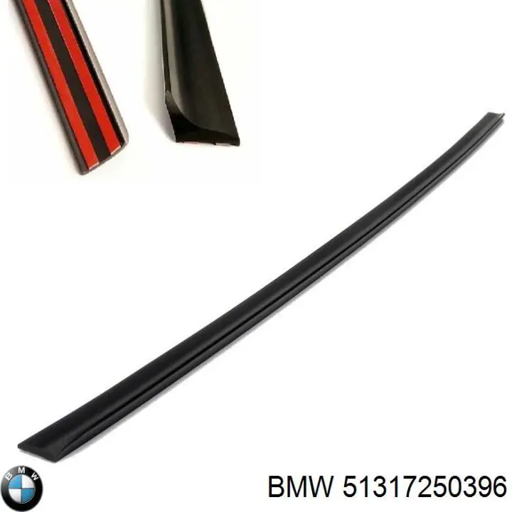 Moldura derecha del parabrisas BMW 51317250396 precio, desde 109,78 EUR