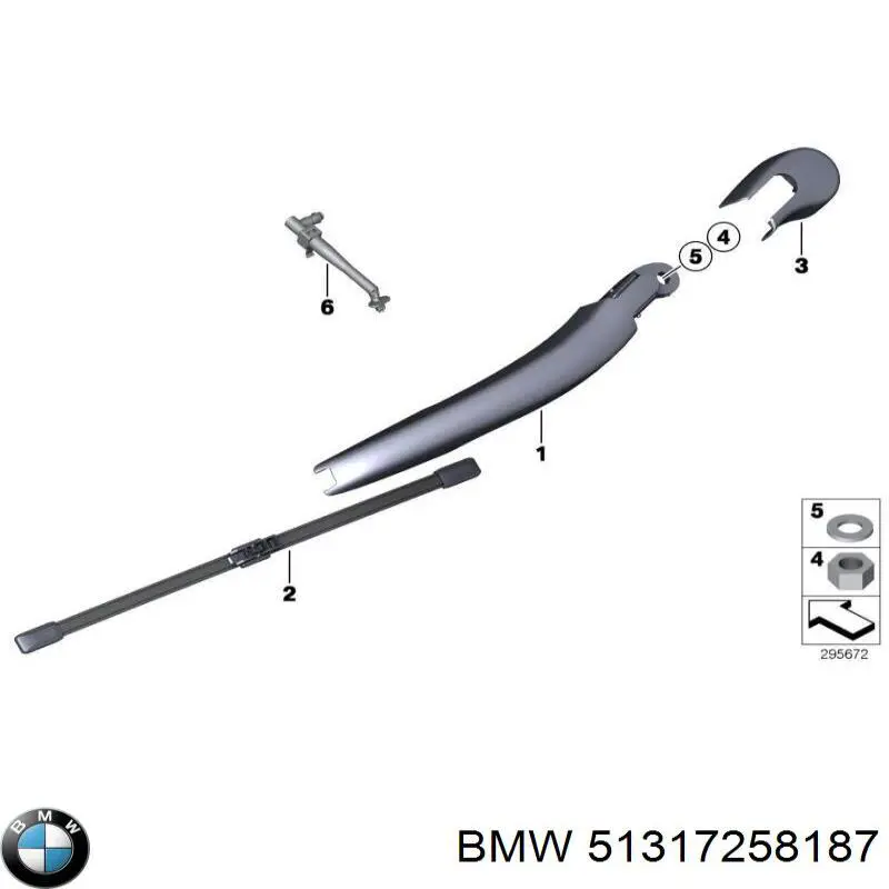 51317258187 BMW moldura de parabrisas izquierda