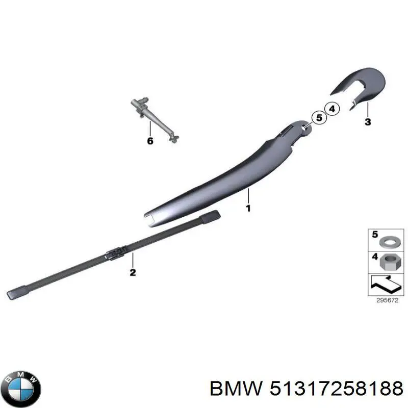 Moldura derecha del parabrisas BMW 51317258188 precio, desde 36,26 EUR