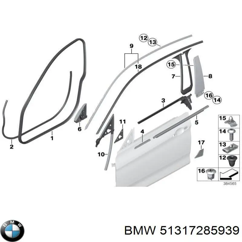 51317285939 BMW parabrisas