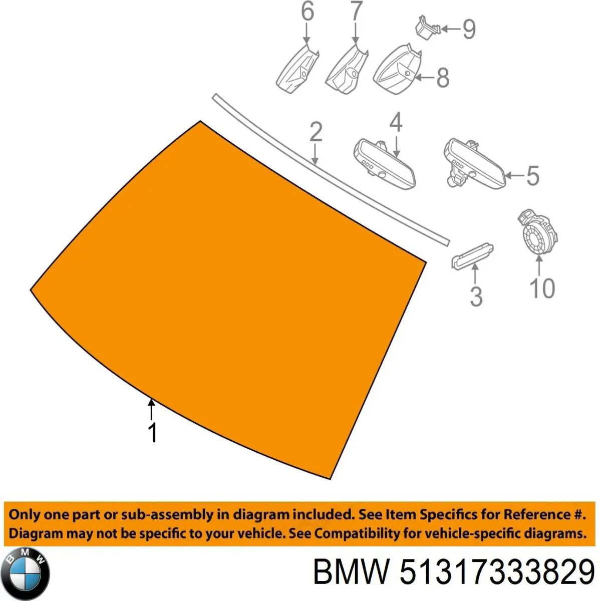 Cristal parabrisas BMW 51317333829 precio, desde 424,28 EUR