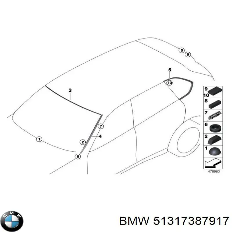  BMW 51317387917 precio, desde 69,09 EUR
