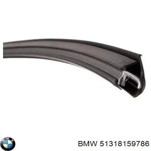 Moldura de luneta trasera inferior para BMW 5 (E39)