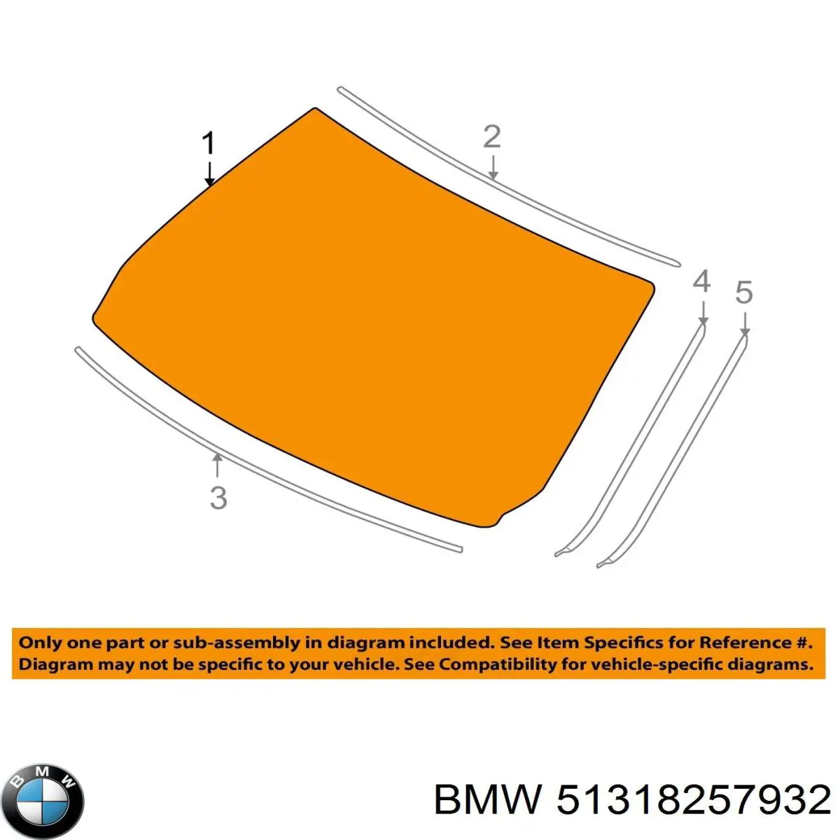 51318257932 BMW parabrisas
