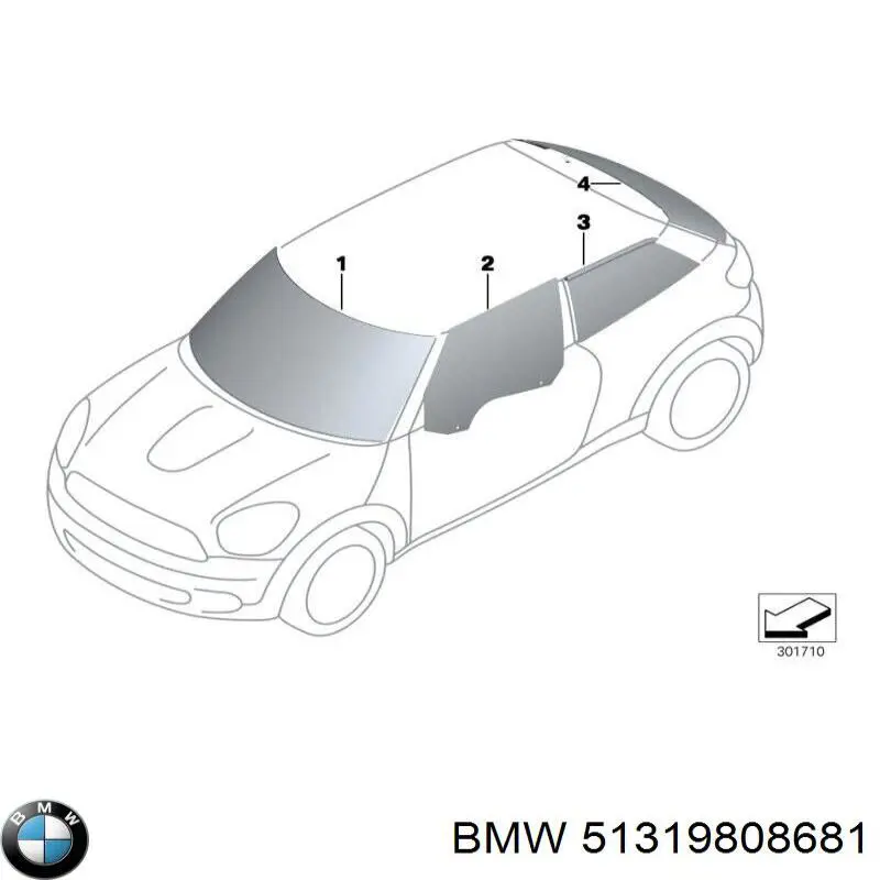 51319800920 BMW parabrisas