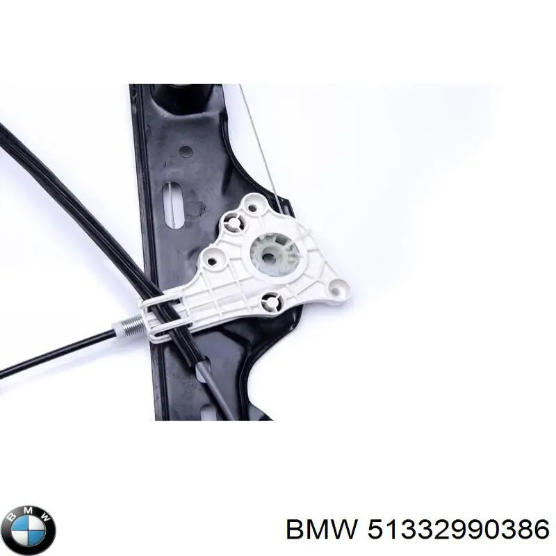 51332990386 BMW mecanismo de elevalunas, puerta delantera derecha