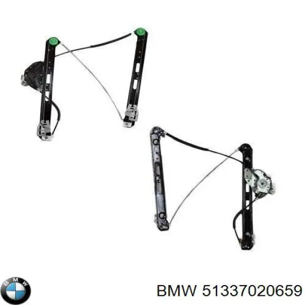 Mecanismo de elevalunas delantero izquierdo 51337020659 BMW