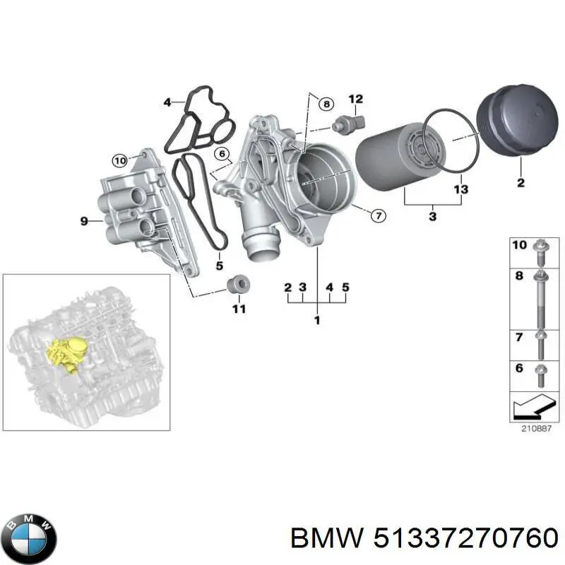  BMW 51337270760 precio, desde 162,80 EUR